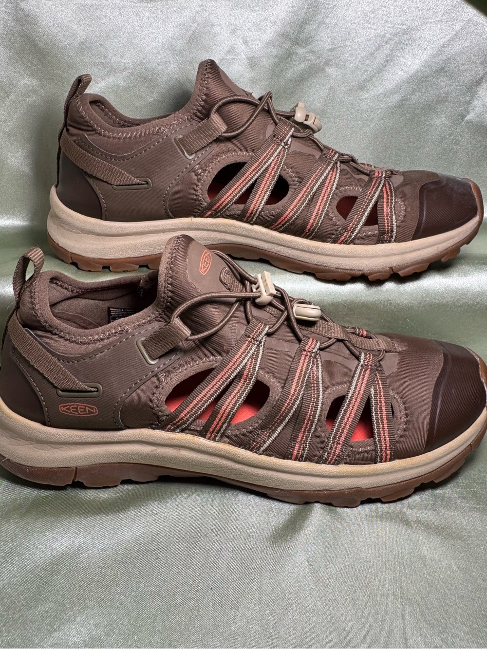 Keen Newport H2 Water Hiking Sandals Brown Orange Womens 8.5